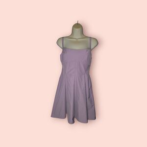 Amanda Uprichard Bellair Dress Lavender Small Ruched Mini Cocktail Party Chic